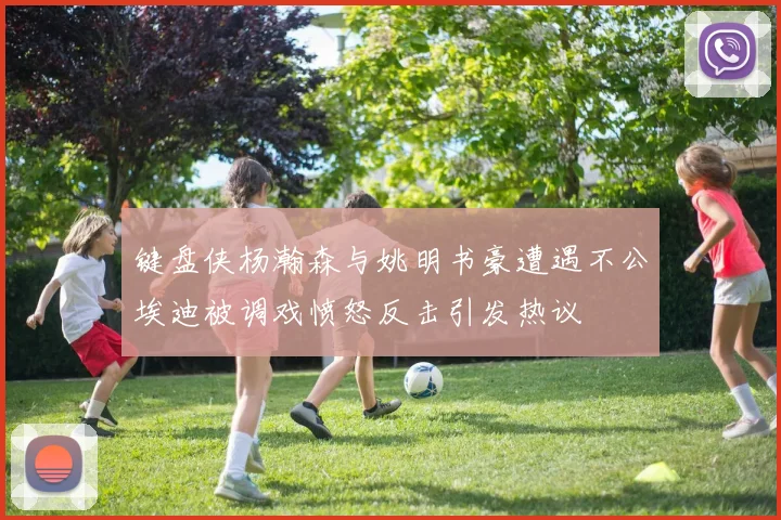 键盘侠杨瀚森与姚明书豪遭遇不公埃迪被调戏愤怒反击引发热议